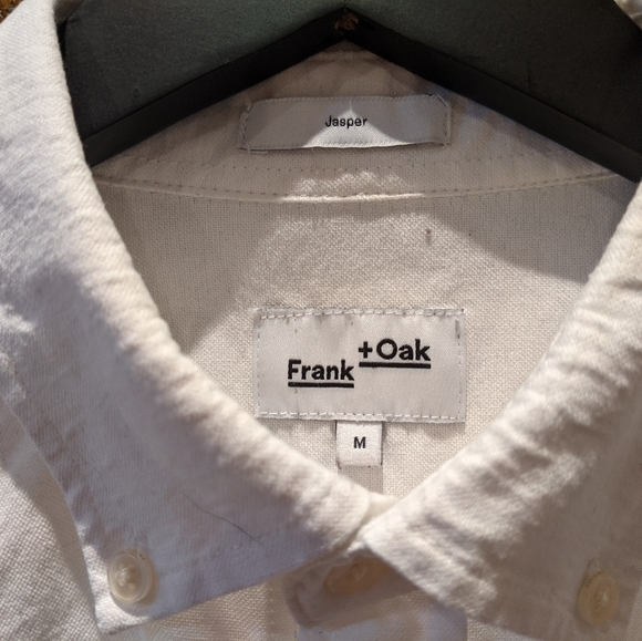 Frank & Oak Oxford Shirt w/embellishment - Picture 3 of 3
